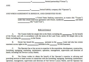 Hotel Management Contract Template 15 Management Agreement Templates Free Pdf Word format