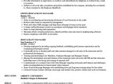 Hotel Management Resume format Word Restaurant Manager Resume Samples Velvet Jobs