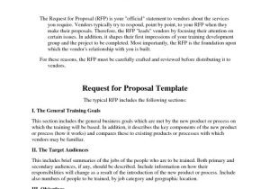 Hotel Request for Proposal Template Request for Proposal Example Principal Depict Template