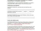 Hourly Employee Contract Template 40 Great Contract Templates Employment Construction
