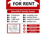 House for Rent Flyer Template Free Flyer Example for Rent