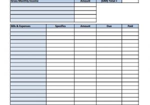 Household Budget Categories Template 10 Budget Templates Sample Templates