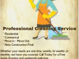 Housekeeping Flyer Templates Copy Of Professional Cleaning Service Flyer Postermywall