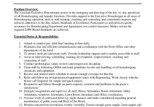 Housekeeping Resume Word format Sample Housekeeping Resume 7 Examples In Word Pdf