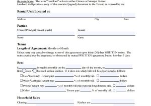 Housing Contract Template Sample Room Lease Agreement 10 Free Documents Download