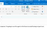 How Do I Create An Email Template In Outlook 2016 Save Email Templates to Use as Canned Messages In Outlook
