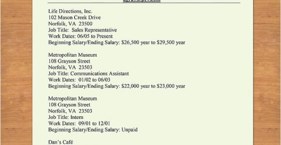 How Do You Include Salary History In A Cover Letter How to Include Salary History On Resume 11 Steps with
