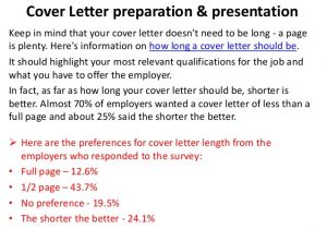 How Long Does A Cover Letter Have to Be Cover Letter Guidelines