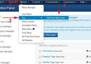 How to Add Template In Joomla Adding A Menu Item which Points to An Joomla 3 X Article