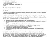 How to Address A Cover Letter to A Recruiter Cover Letter for Recruiter 28 Images College