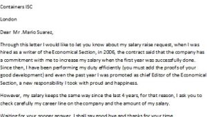 How to ask for Salary In Cover Letter Letter to ask for A Salary Raise