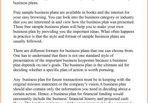 How to Build A Business Plan Template 5 Sample Of Business Plan Proposal Pdf Project Proposal