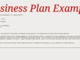 How to Build A Business Plan Template April 2015 Samples Business Letters