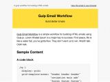 How to Build HTML Email Templates A Gulp Workflow for Building HTML Email