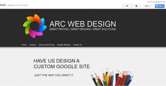 How to Change Template On Google Sites Change the Banner Arc Templates Google Sites Templates