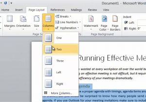 How to Change the Template In Word How to format Your Text Into Two Columns In Microsoft Word