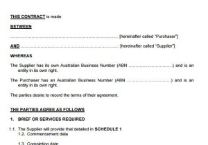 How to Create A Contract Template 16 Service Contract Templates Word Pages Google Docs