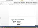 How to Create A Contract Template Using Word Templates to Create A Simple Contract Youtube