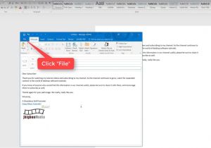 How to Create A Email Template In Outlook How to Create An Email Template In Outlook