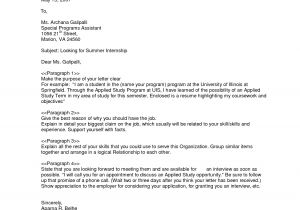 How to Create A General Cover Letter General Cover Letter for Internship the Letter Sample