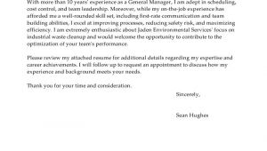 How to Create A General Cover Letter Leading Professional General Manager Cover Letter Examples