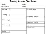 How to Create A Lesson Plan Template 5 Free Lesson Plan Templates Excel Pdf formats