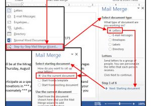 How to Create A Mail Merge Template Mail Merge Master Class How to Merge Your Excel Contact