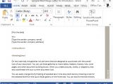 How to Create A Mail Merge Template Sample Mail Merge Letter for Word