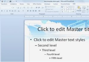 How to Create A Master Template In Powerpoint Master Template Powerpoint 2010 Harddance Info