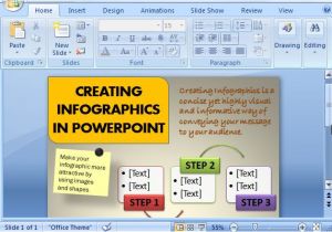 How to Create A Presentation Template In Powerpoint Cara Membuat Infografis Menggunakan Powerpoint