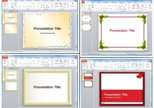 How to Create A Presentation Template In Powerpoint Page Borders for Powerpoint Presentations
