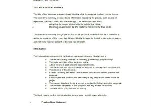 How to Create A Proposal Template In Word Business Proposal Template Word 16 Free Sample Example