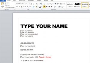 How to Create A Resume Template In Word 2010 How to Create A Resume Resume Cv