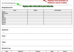 How to Create A Template In Evernote Evernote for Genealogy Creating A Linked Research Log Index