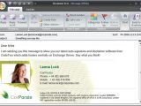 How to Create An Email Signature Template In Outlook 2010 11 Outlook Email Signature Templates Samples Examples