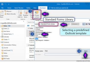 How to Create An Email Template In Office 365 Outlook How to Create Publish organizational forms In Office 365