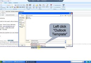 How to Create An Email Template In Outlook 2007 How to Create and Use An E Mail Template Outlook 2007