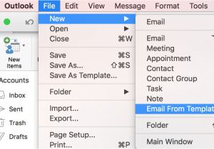 How to Create An Email Template In Outlook for Mac Insider Fast Email Template is now Available Outlook