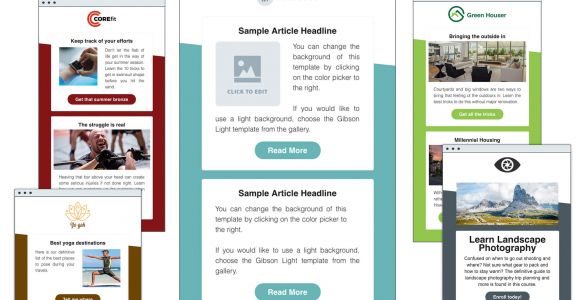 How to Create Email Marketing Templates HTML Email Templates Aweber Email Marketing