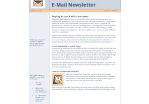How to Create Newsletter Templates for Email 8 Free Newsletter Templates Free Word Pdf Documents