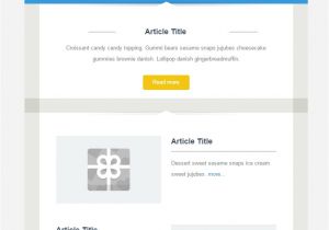 How to Create Responsive Email Template 30 Best Newsletter Email Templates Feedtip