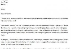 How to Do A Great Cover Letter Database Administrator Cover Letter Example Icover org Uk
