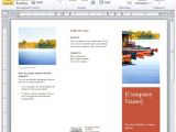 How to Download Brochure Template On Microsoft Word Free Business Brochure Template for Word 2013