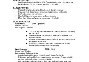 How to format A Job Resume Resume Sample for Employment