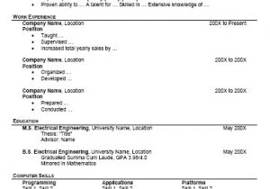 How to format A Resume In Word Free Resume Template for Microsoft Word