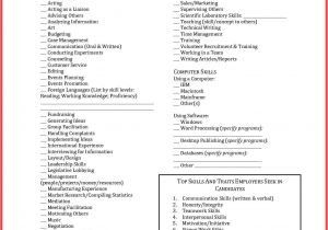 How to List Basic Computer Skills On Resume Skills Section Of A Resume Memo Example
