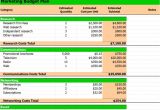 How to Make A Budget Plan Template Excel Template Marketing Budget Planning