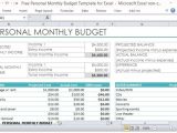 How to Make A Budget Plan Template Free Personal Monthly Budget Template for Excel