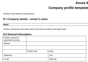 How to Make A Company Profile Template How to Write A Company Profile and the Templates You Need
