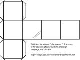 How to Make A Cube Template Mormon Share Blank Box or Cube Pattern